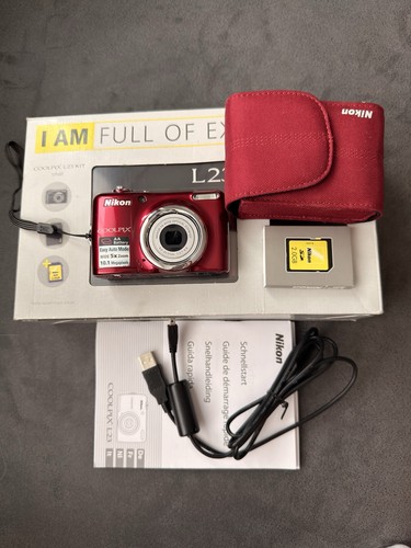 Nikon coolpix red l23 kit - nikon,