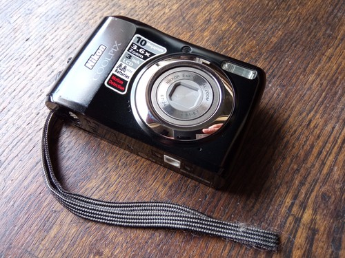 Nikon coolpix schwarz 10mp - nikon,