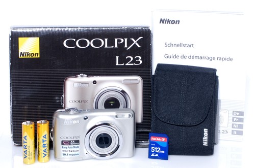 Nikon coolpix l23 silber - coolpix,